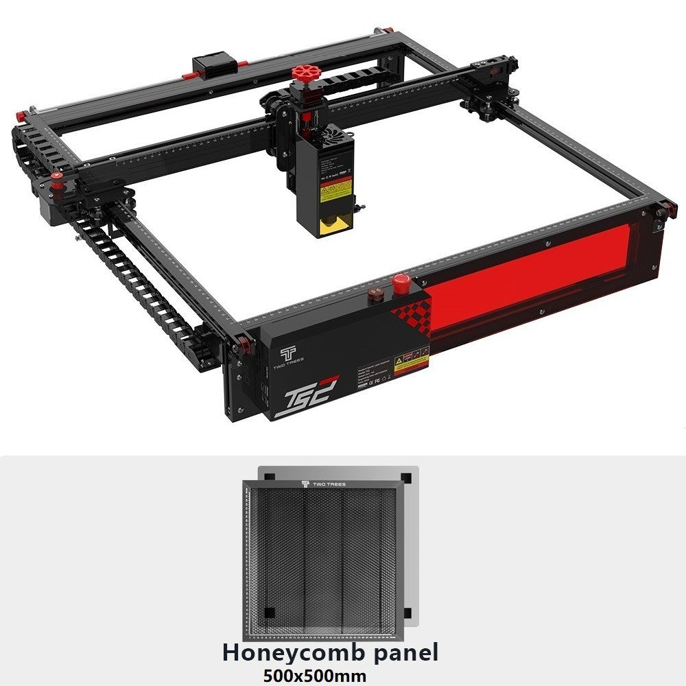 Twotrees-máquina de grabado láser TS2, cortador de tecnología de punto comprimido, interruptor de límite de eje XY, 450X450mm, 20W