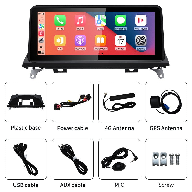 STWEI 2024 nuevo ID6 ID7 ID8 UI 10,25inc sistema Android inalámbrico Carplay AUTO para BMW X5 E70 X6 E71 reproductores de vídeo de coche GPS Navi