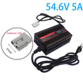 Cargador inteligente de 54,6 V y 5A, carcasa de aluminio adecuada para batería L