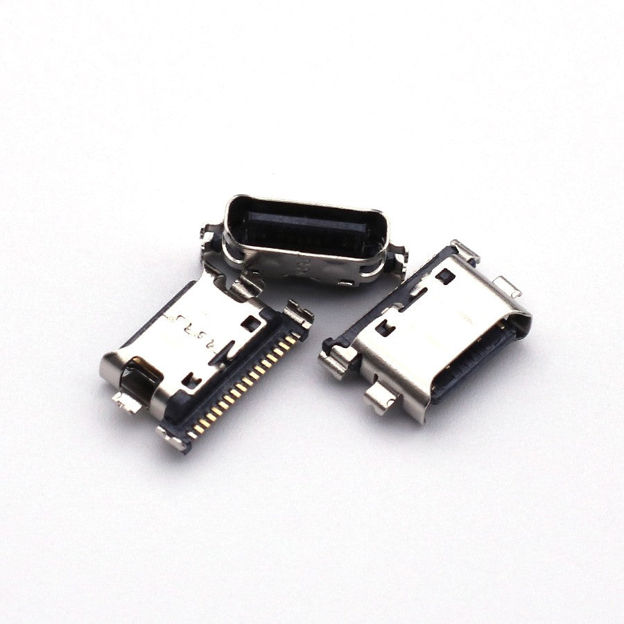 50 Uds. Conector de cargador de carga USB de 18 pines puerto Dock para Samsung Galaxy A51 A71 A21S A40S A50S A20 A30 A40 A50 A60 A70