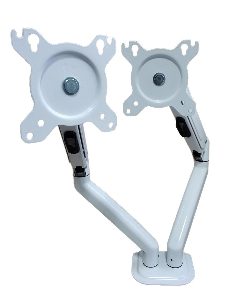Hyvarwey-Soporte de escritorio para Monitor Dual G08-24, montaje para pantallas LCD de 13 a 27 pulgadas, rotación e inclinación, ajuste de dos brazos