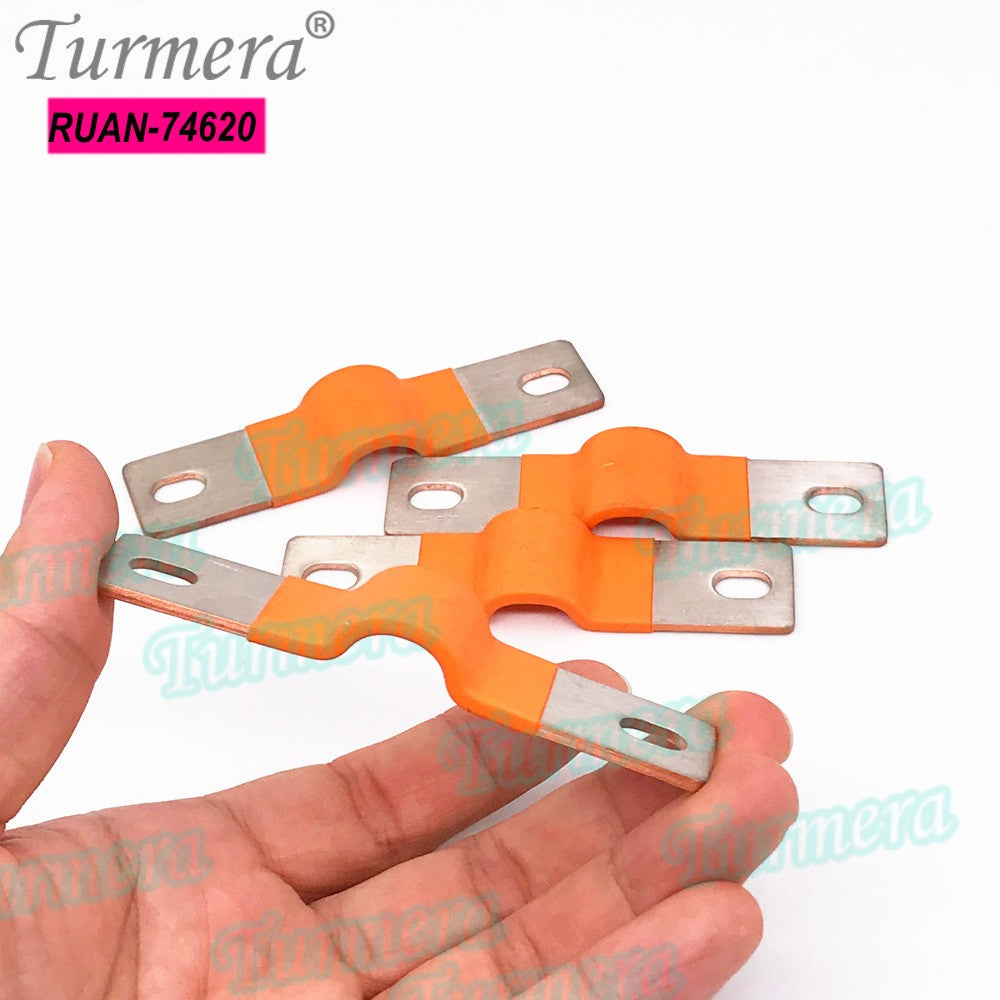 Turmera-batería Lifepo4 de 12V, conector de cobre Flexible, 56mm, 74mm, 2mm, 400A, para uso en batería Lifepo4 de 200Ah, 230Ah, 280Ah, 320Ah