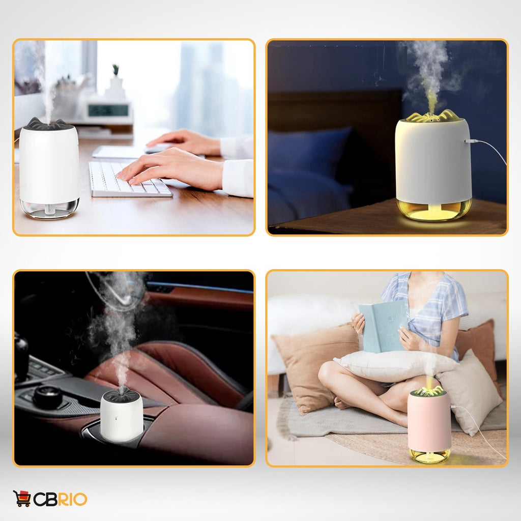Mini humidificador de aire portátil, aromatizador, Usb 9019