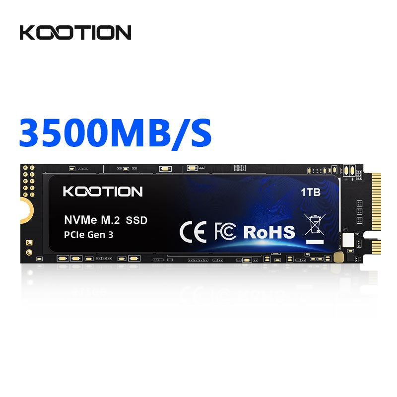 KOOTION X15 Nvme M2 SSD 256GB 512GB 1TB 2TB SSD Nvme PCIe 3,0x4 M.2 2280 disco duro unidad interna de estado sólido para ordenador portátil de escritorio
