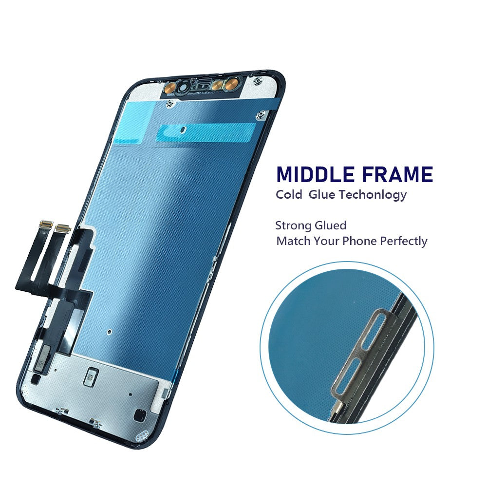 Pantalla OLED para iPhone 11 Pantalla LCD MONTAJE DE digitalizador con Pantalla táctil para iPhone 11 Reemplazo de Pantalla LCD