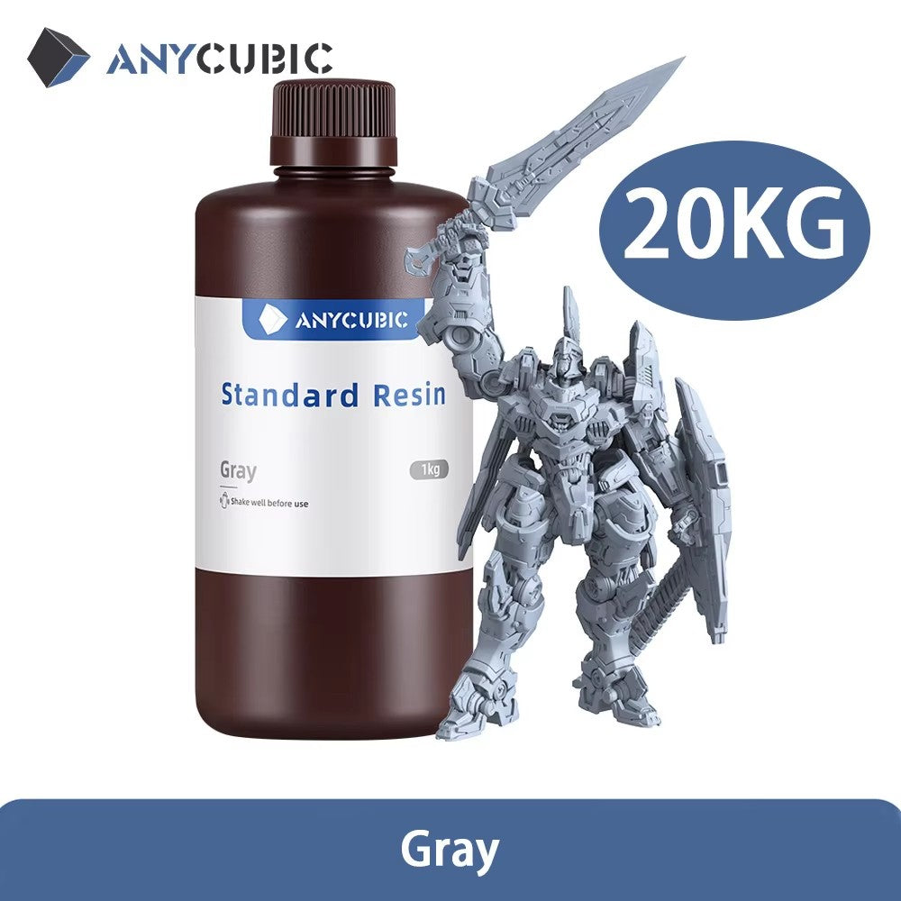 ANYCUBIC 405nm resina UV para impresora 3D Photon Mono 4 resina de impresión 3D LCD resina sensible a los rayos UV para impresora 3D 1kg