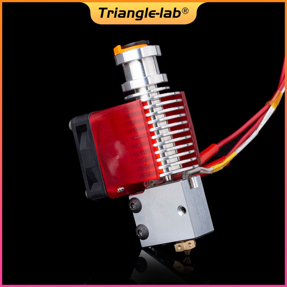 Hotend R Trianglelab V6 Volcano 12V/24V con control remoto Bowen, cabezal de impresión J y soporte de ventilador de refrigeración para V6 HOTEND para PT100