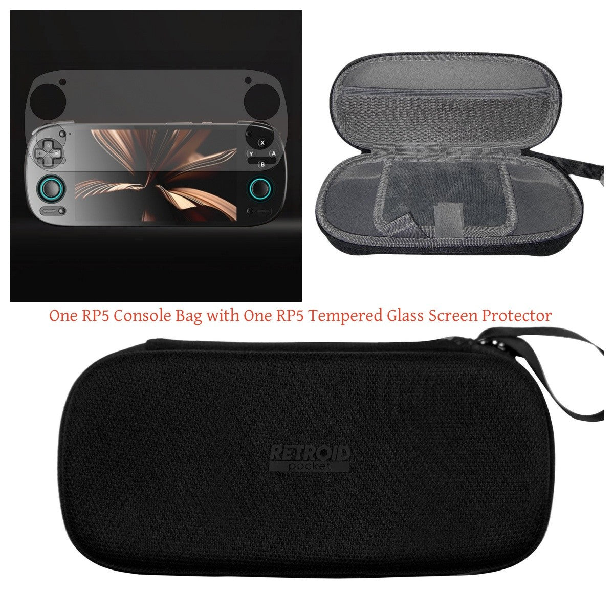 Bolsa de almacenamiento portátil Retroid Pocket 5, bolsa protectora oficial RPG2 RP5 Retroid Pocket G2, fundas de transporte de mano