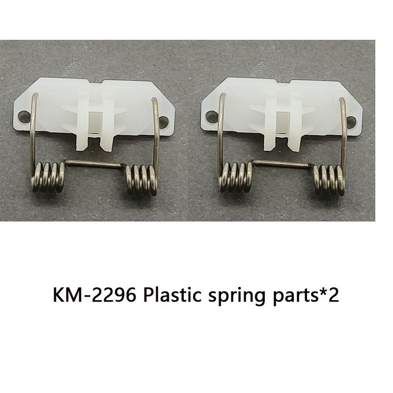 Piezas de repuesto para cortadora de cabello profesional Kemei KM-2296, componentes de plástico de resorte genuinos