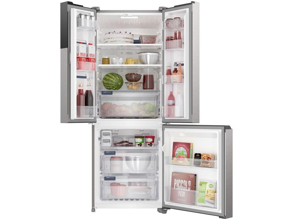 Refrigerador Electrolux con Puertas Francesas y Tecnología No Frost, Acabado en Acero Inoxidable, 480 L, Eficiente IM7S - 110V