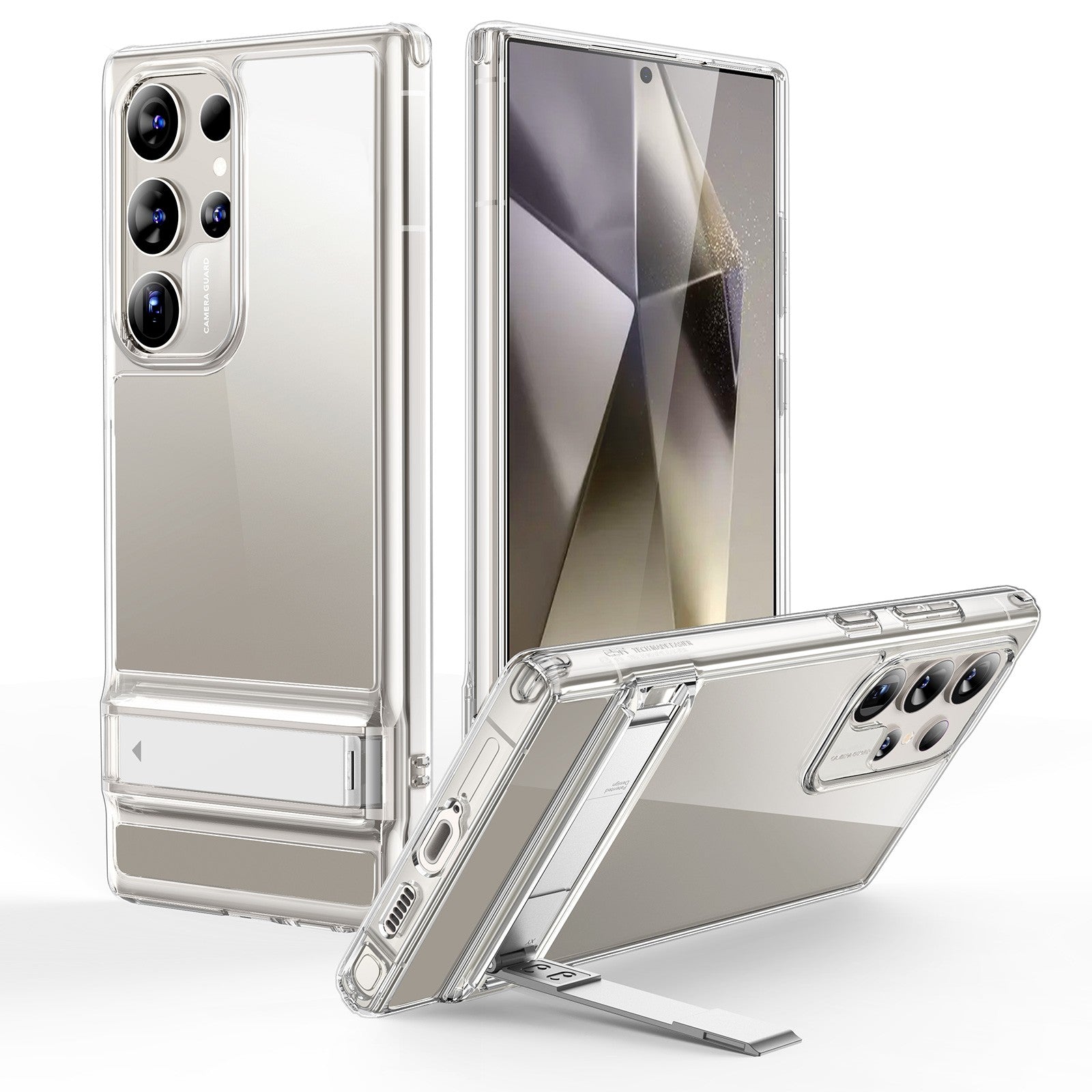 Funda ESR para Samsung Galaxy S24 Ultra con Soporte, Compatible con MagSafe, Admite 3 Modos de Soporte, Funda Antigolpes