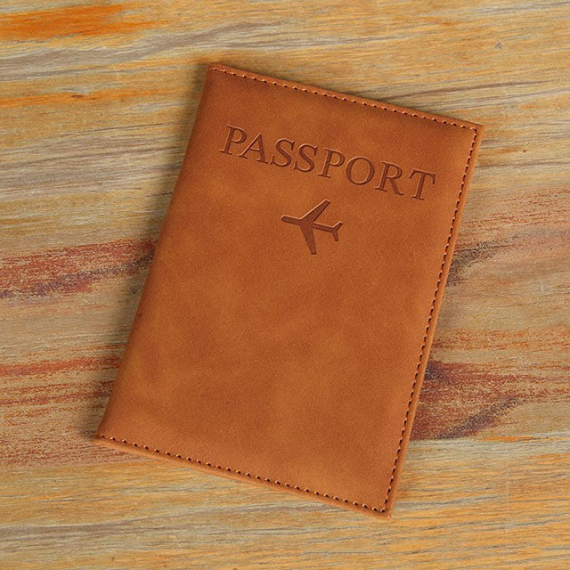 Amante el mapa del mundo cubierta de pasaporte estampado en caliente avión Simple mujeres hombres viaje pasaporte estuche protector moda regalo de boda