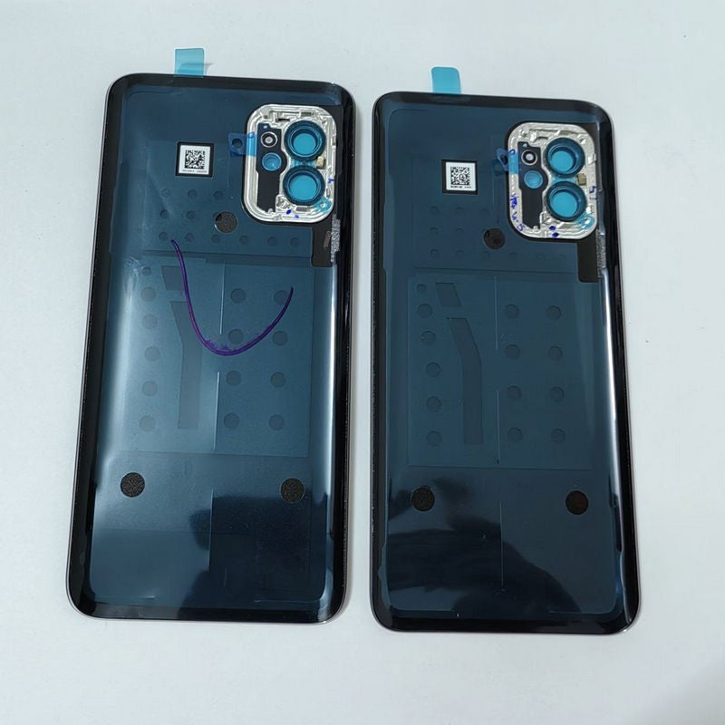 Para Asus Zenfone 8 ZS590KS carcasa de puerta trasera Original cubierta de batería con reemplazo de lente de cámara