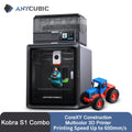 Anycubic Kobra S1 Combo impresora 3D multicolor núcleo de alta precisión XY estructura estable velocidad máxima ultrasilencioso 600 mm/s impresora 3D