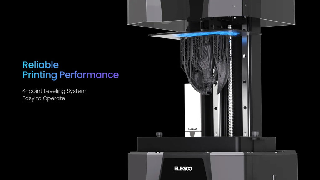 Impresora 3D ELEGOO SATURN 3 ULTRA 12K Mono MSLA, Impresora 3D de Resina LCD de 10'' y 12K, Velocidad de Impresión de hasta 150 mm/h, Tamaño de Impresión 219*123*260 mm