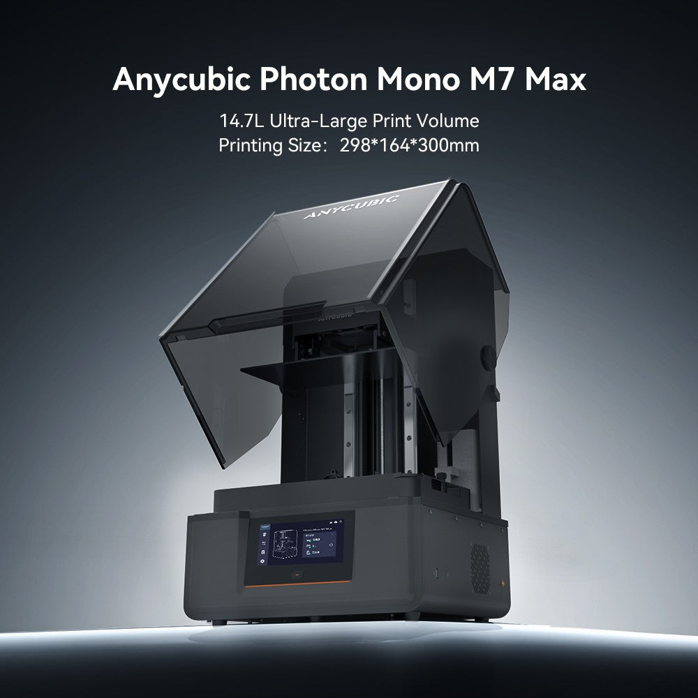PRESALE ANYCUBIC-impresora 3D Photon AE Mono M7 Max Mono LCD, 14,7l, volumen de impresión Ultra grande, resina LCD, tamaño de impresión 298X168x300mm