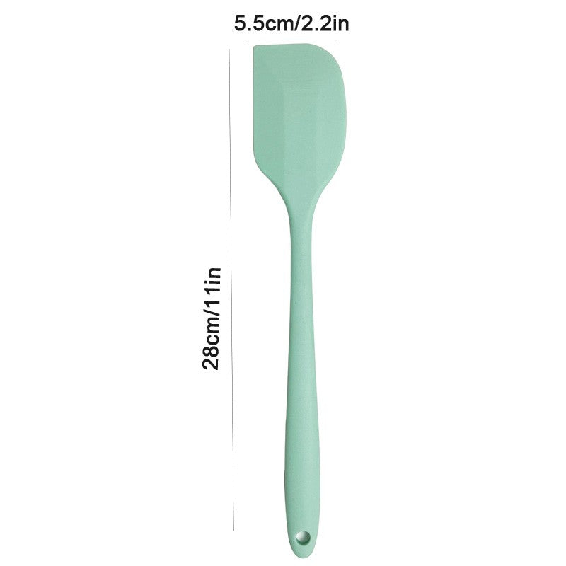 Espátula de crema de silicona antiadherente, herramientas de cocina resistentes al calor para hornear pasteles DIY