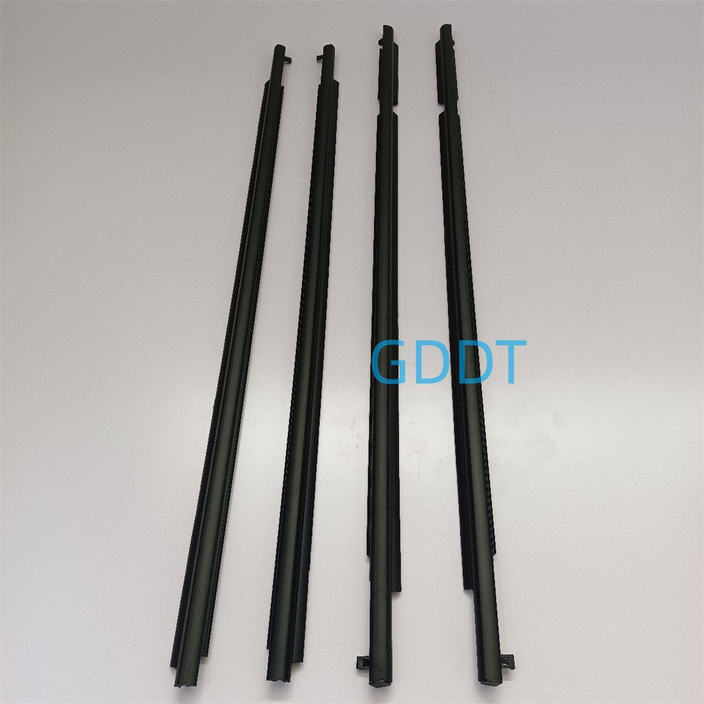 4 Uds. De goma para ventanas de EE. UU. o UE exterior para Toyota RAV4 2009-2012 75720-0R020 Protector de vidrio tira meteorológica para RAV-4 vidrio XA30
