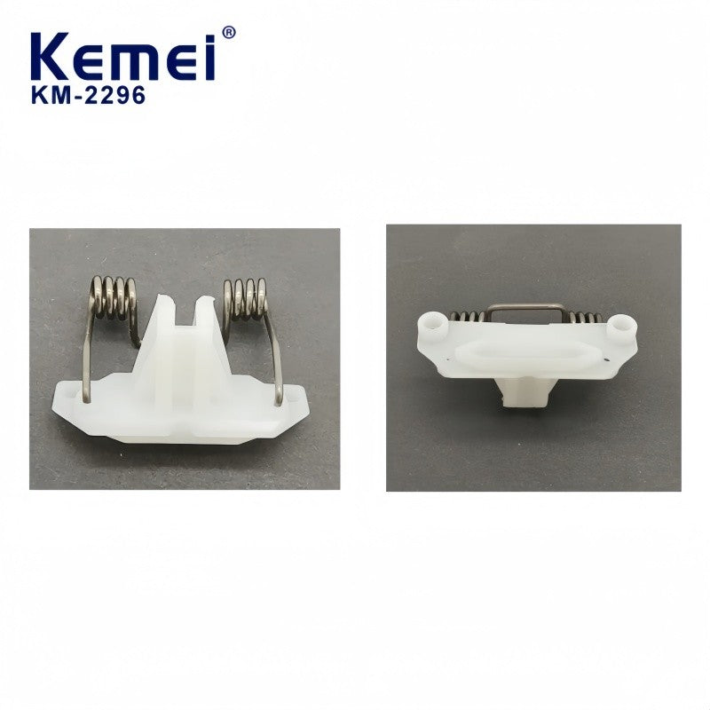 Piezas de repuesto para cortadora de cabello profesional Kemei KM-2296, componentes de plástico de resorte genuinos