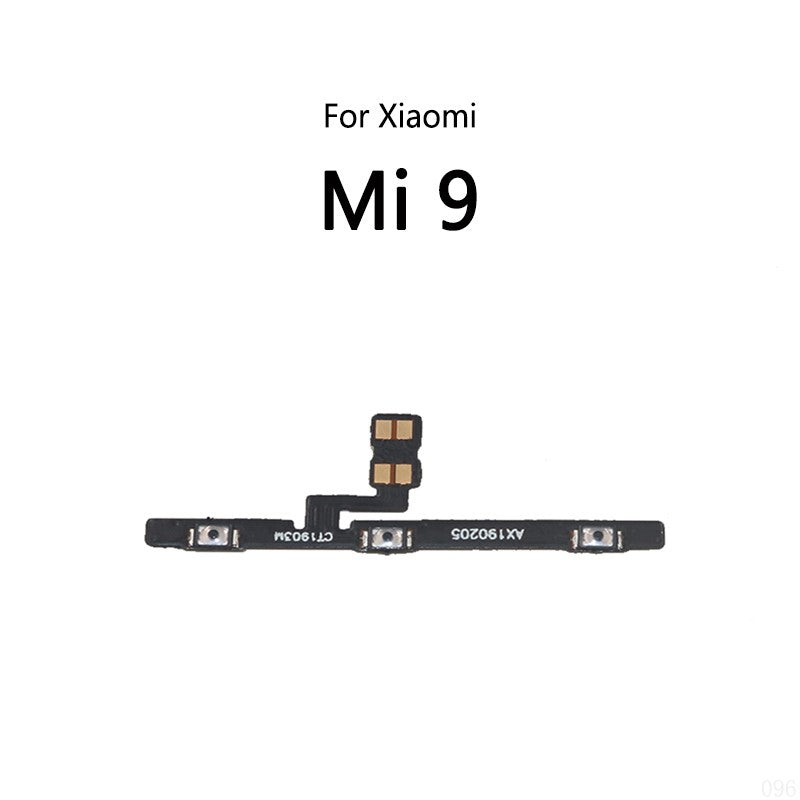 Botón de encendido interruptor volumen botón de silencio encendido/apagado Cable flexible para Xiaomi Mi 9 Pro 9SE 9T Lite