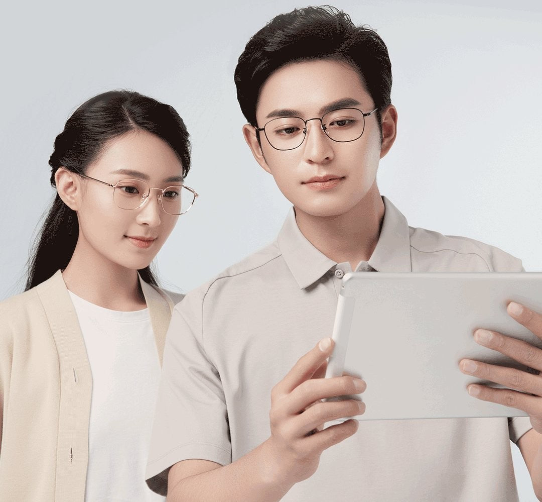 Gafas antiazules originales Xiaomi Mijia 40% Protector de ojos UV gafas de cristal antirayos azules para hombre mujer juegan teléfono/computadora/juego