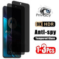 Protector de pantalla de vidrio templado para privacidad, antiespía, para MOTO G50 G84 G34 G54 G53Y G53J 5G Power G Stylus 5G 2023, 1-3 uds.