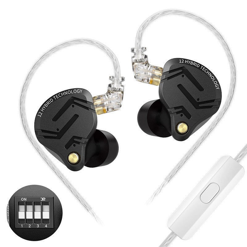 KZ ZS12 PRO X auriculares de Metal 1DD + 5BA, auriculares híbridos de graves HIFI con Monitor de oído, auriculares con cancelación de ruido para deporte y música, recién llegados