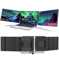 Extensor de pantalla para computadora portátil EVICIV 2K de 14" QHD 1440P, monitor triple portátil con rotación automática de 180° para Wins, Mac, Dex, Chrome, viajes, trabajo