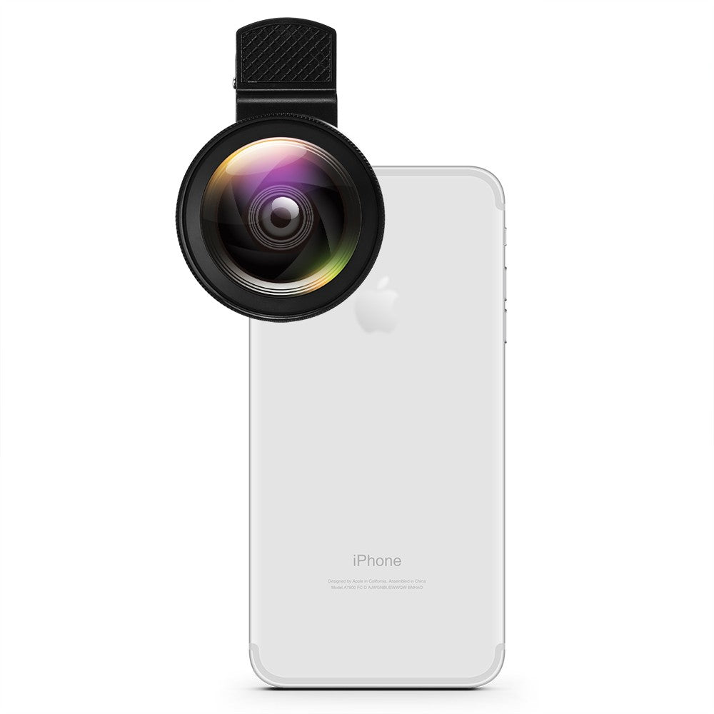 Kit de lentes de teléfono 0,45x súper gran angular y 12,5x lente súper macro lente de cámara HD para iPhone 12 11 Xiaomi Huawei todos los teléfonos móviles