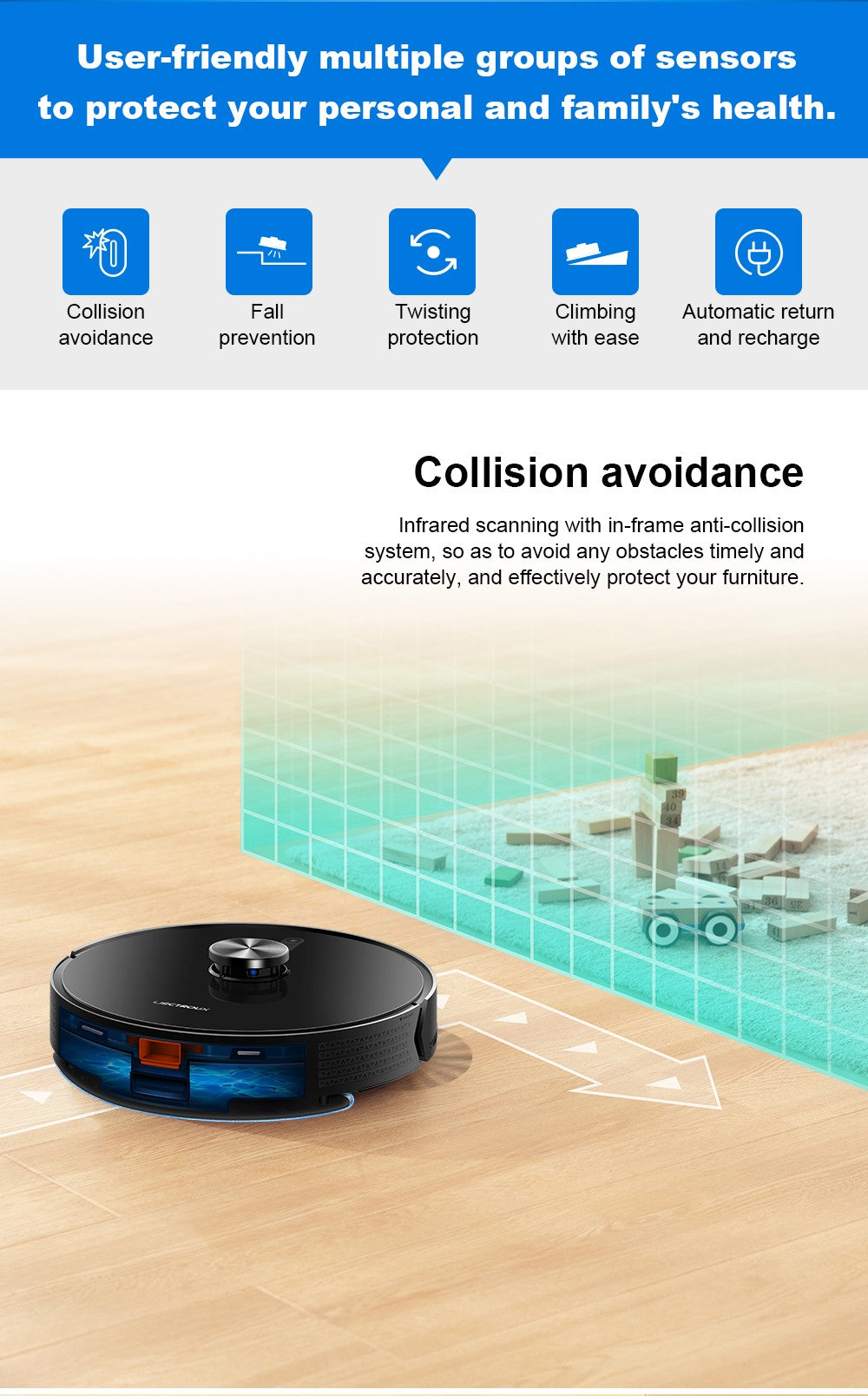 (código promocional: AEGG66)) Robot aspirador Liectroux X6,navegación láser Lidar,6500 pa,mapa de varios pisos,trapear,zona de exclusión de aplicaciones,área selectiva,reanudación de punto de interrupción