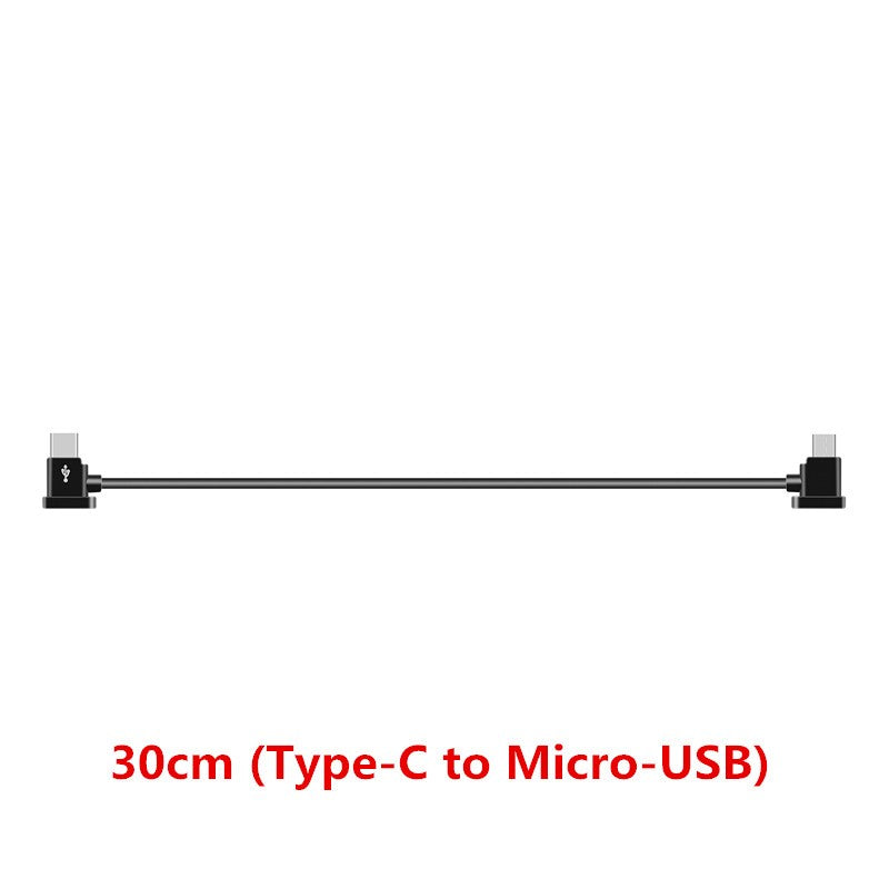 Cable de datos de Control remoto para Dron DJI Mini 3 Pro /Mavic 3/Mini 2 /Mavic Air 2/Air 2S, Cable de datos de Control remoto de RC-N1, IOS, Android, Micro tipo C