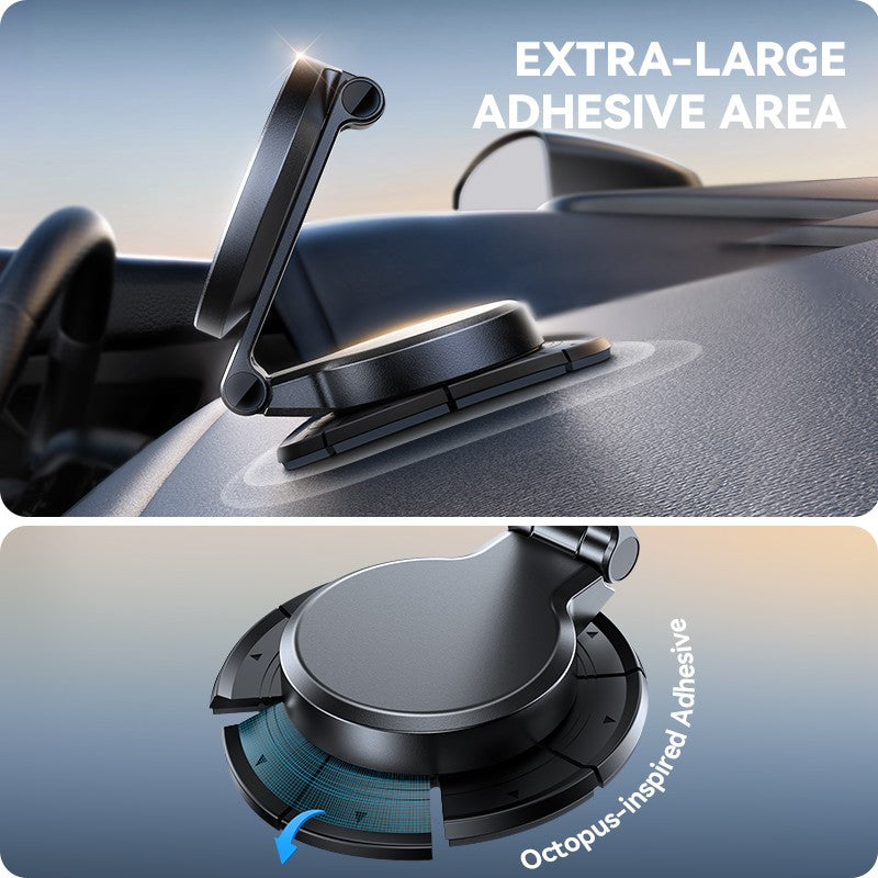 Joyroom Soporte magnético para automóvil N55 Imán fuerte 15W Carga inalámbrica 360 °   Cargador de coche plegable del tenedor del teléfono de la rotación para el iPhone 16