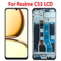 Pantalla LCD IPS de 6,74 pulgadas para Realme C53, Sensor de pantalla táctil, montaje digitalizador, reemplazo para Realme C53 LCD con fama RMX3760