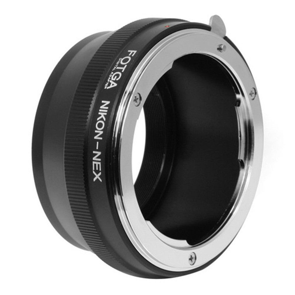 Fotga Anillo adaptador Nikon Ai Pre-Ai F Lente de montaje a cámara Sony E-Mount NEX-3 NEX-5 NEX-7 NEX-VG10 NEX-5N NEX-C3 Alpha A7 A7S A9