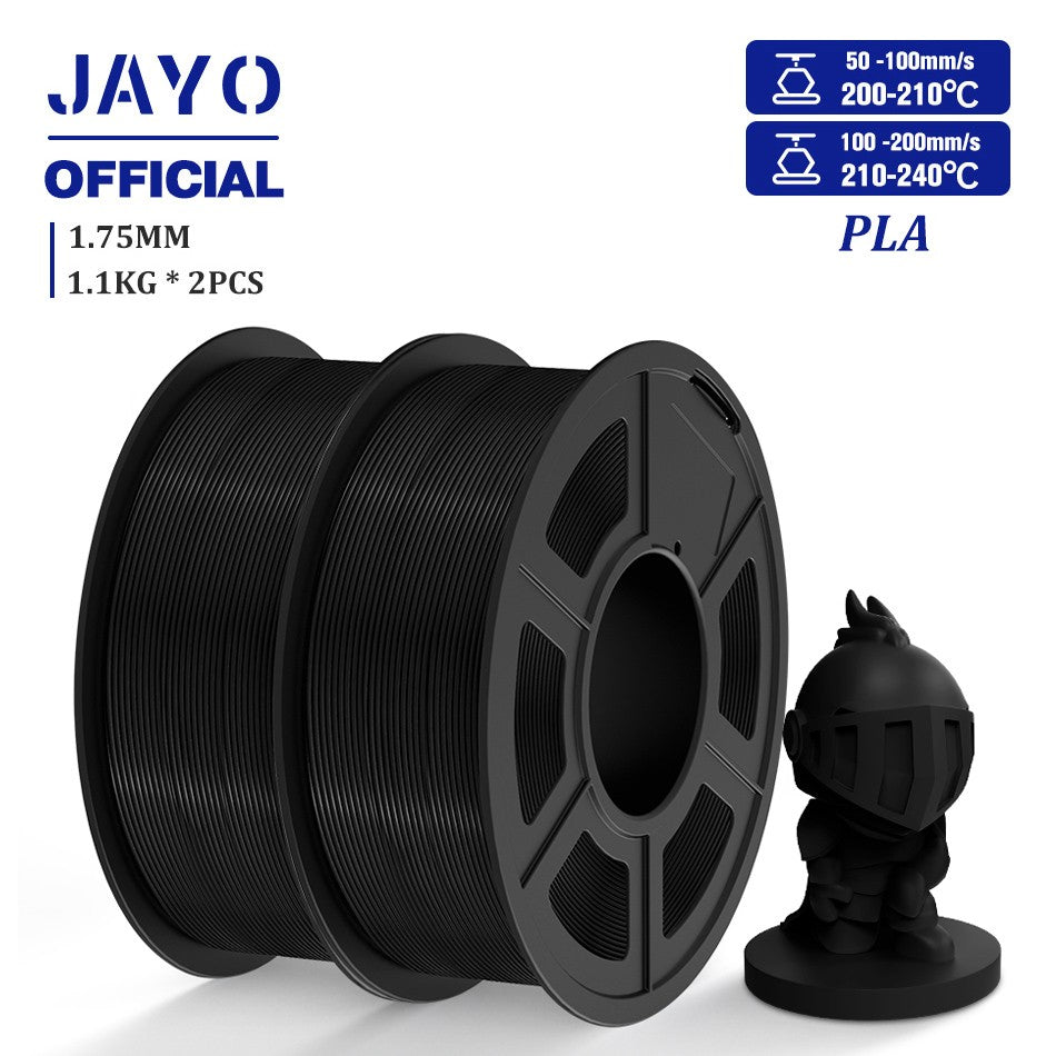 Filamento de impresora 3D JAYO PLA/PETG/SILK/TPU/ABS 1,75mm 2 rollos de materiales de impresión 3D para impresora 3D envío gratis