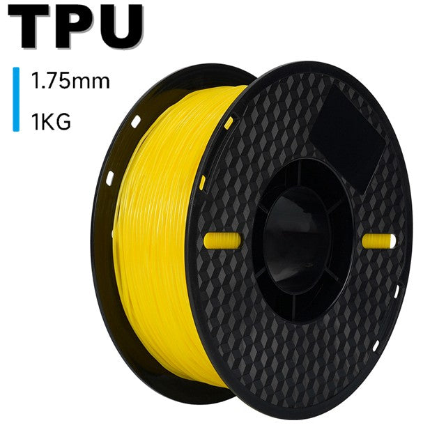Filamento de impresora 3D KINGROON TPU 1KG 1,75mm Material de impresión 3D suave y Flexible red de plástico TPU de alta resistencia peso 1 kg/rollo
