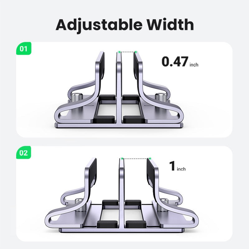 UGREEN-soporte Vertical para ordenador portátil, base plegable de aluminio para MacBook Air Pro, Tablet