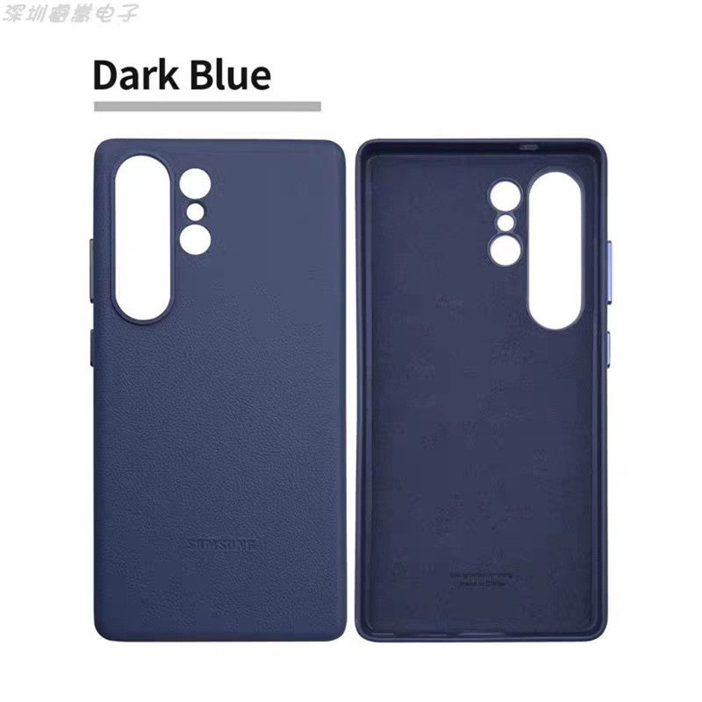 Funda de cuero para teléfono móvil Samsung Galaxy S25 Ultra/S25 Plus/S25 /S25 +/S25 Edge, carcasa protectora trasera suave de lujo con logotipo