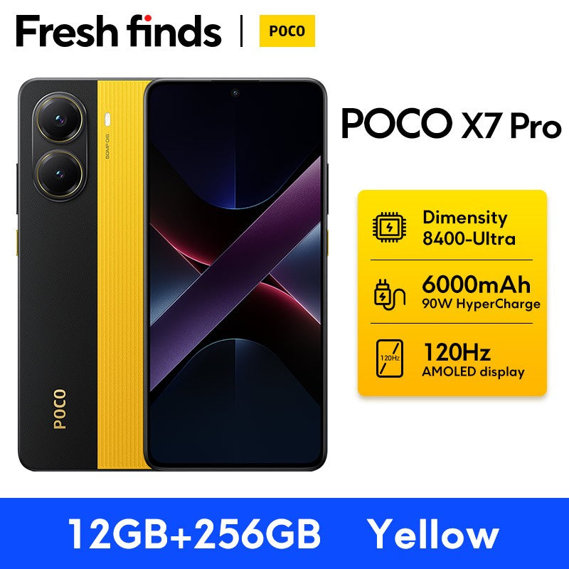 POCO X7 Pro 5G Versión Global Smartphone Dimensity 8400-Ultra 6000mAh 90W Carga 50MP Cámara con OIS NFC