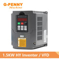1.5KW HUANYANG 110V/ 220v /380v inversor CNC motor de husillo control de velocidad unidad de frecuencia Variable 0-400Hz salida 3P