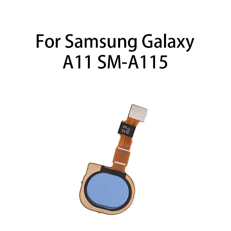 Cable flexible del sensor de huellas dactilares del botón de inicio de org para Samsung Galaxy A11 SM-A115