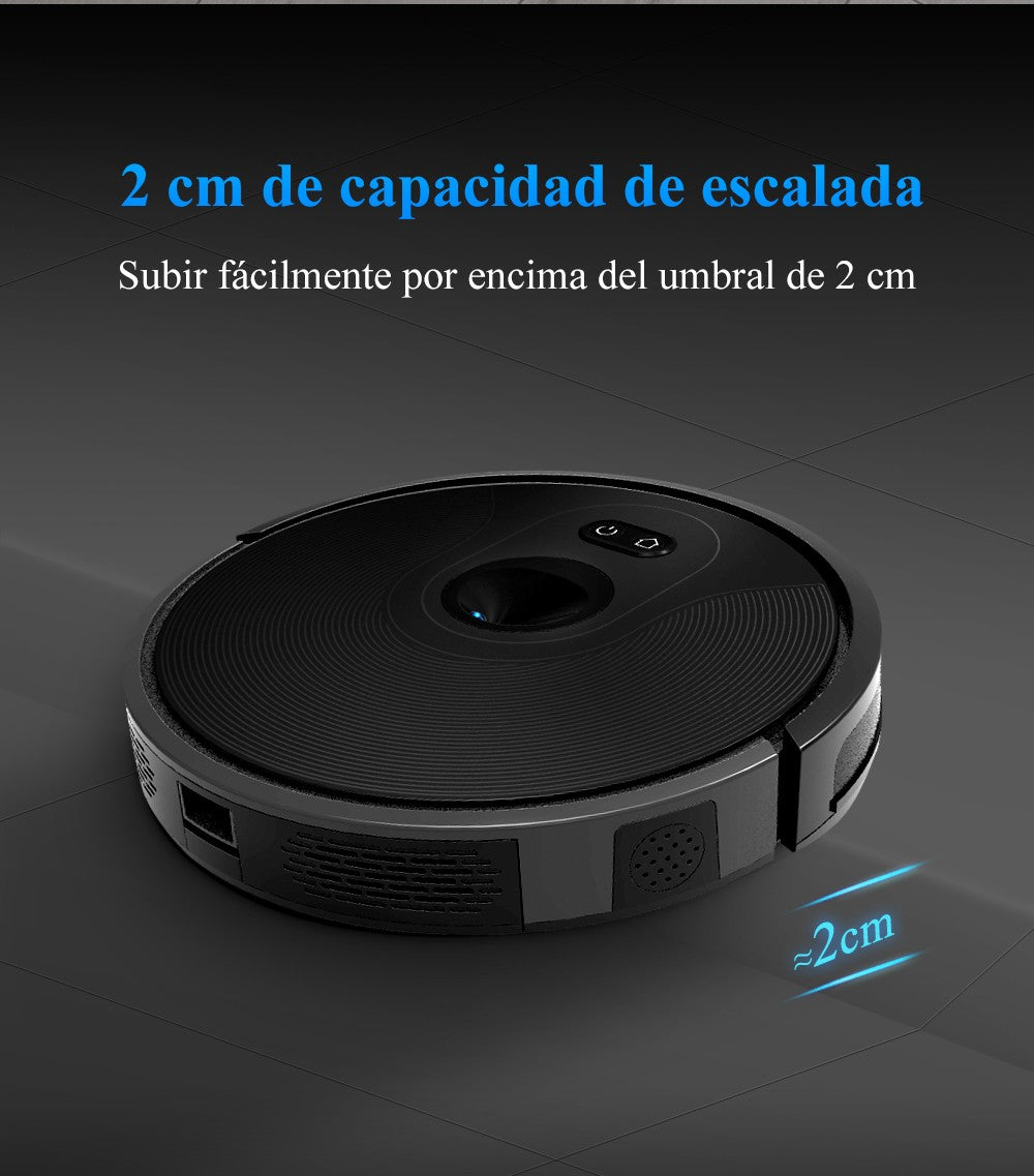 Robot aspirador ABIR X6PRO, sistema Smart Eye, aplicación No-Go Lines, línea Virtual APP, succión de 6000PA, fregona húmeda inteligente para el hogar