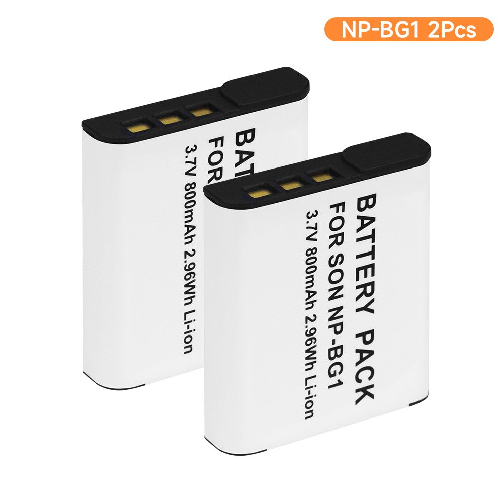 Batería NP-BG1 NP BG1 para Sony DSC-W210 DSC-W100 W50 H50 DSC-H55 DSC-H7 H3 H9 H10 NP-FG1 NP FG1 batería de iones de litio con cargador