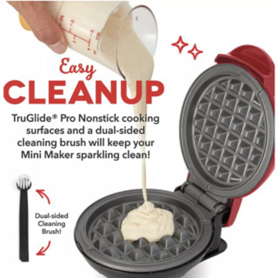 Máquina de gofres eléctrica de 110V, máquina para hacer gofres pequeña, portátil, para horno, Mini plancha