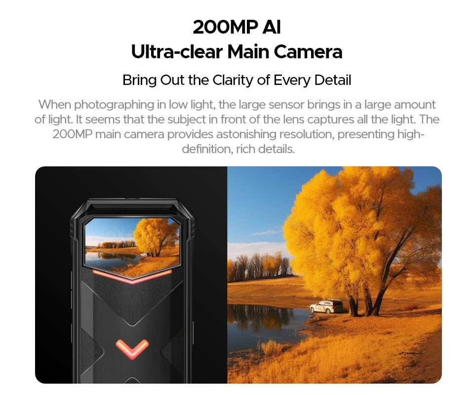 Versión Global DOOGEE V Max Plus 5G teléfono resistente 6,58 "36GB(16 +20) 512GB 200MP cámara AI 22000mAh efecto de iluminación NFC 5G teléfono