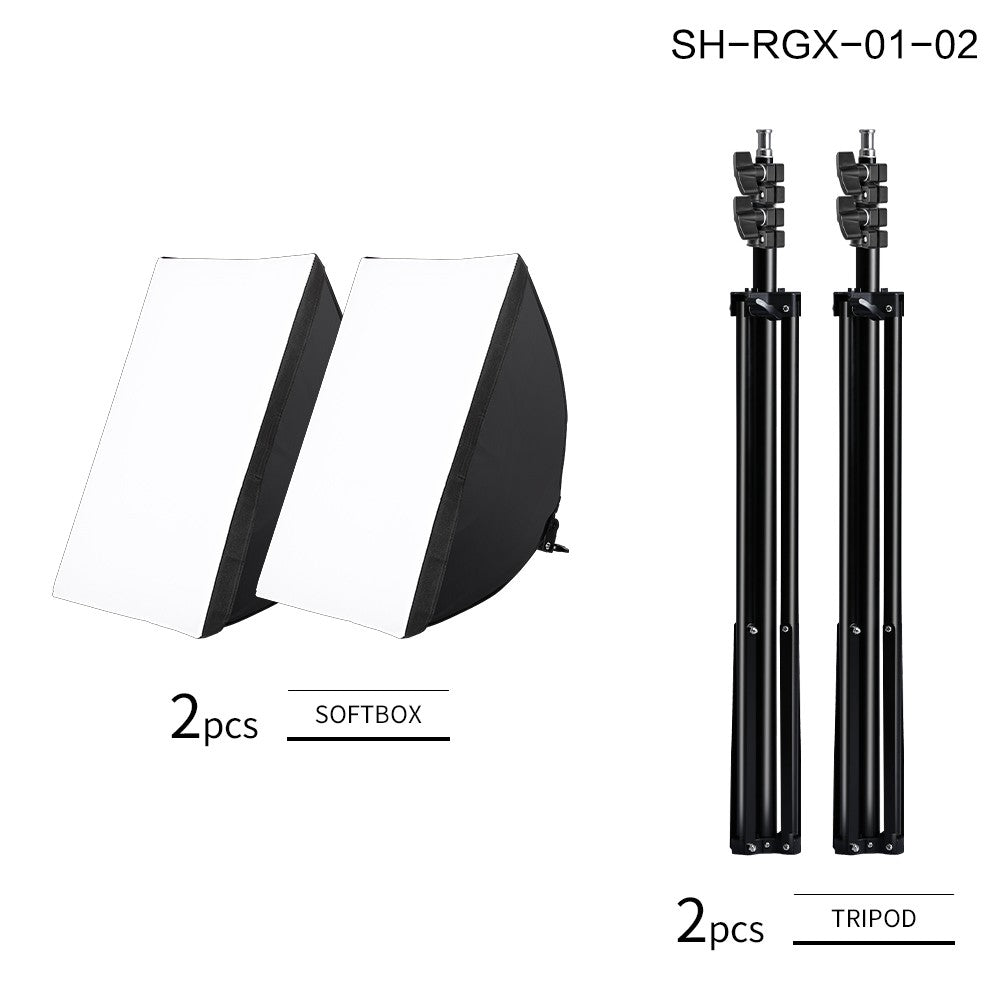 SH Softbox de fotografía profesional con enchufe E27, Kit de iluminación de caja suave para retratos de estudio fotográfico y grabación de vídeo
