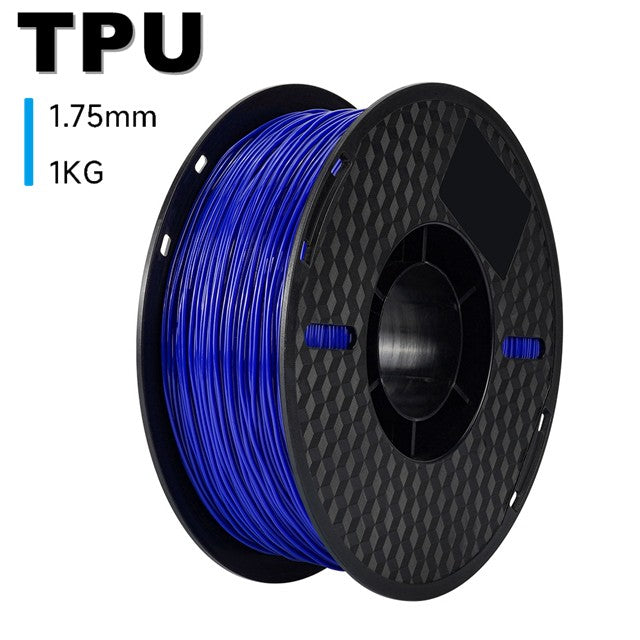 Filamento de impresora 3D KINGROON TPU 1KG 1,75mm Material de impresión 3D suave y Flexible red de plástico TPU de alta resistencia peso 1 kg/rollo