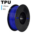 Filamento de impresora 3D KINGROON TPU 1KG 1,75mm Material de impresión 3D suave y Flexible red de plástico TPU de alta resistencia peso 1 kg/rollo