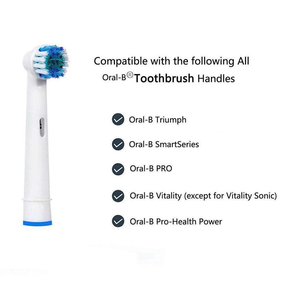 Cabezales de repuesto para cepillo de dientes Oral-B, cabezales de repuesto para 20 piezas, Advance Power, Pro Health, eléctrico