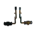 1 Uds botón de inicio tecla trasera de retorno para Samsung Galaxy Tab Active 2 SM-T390 T395 Cable flexible con Sensor de huellas dactilares negro
